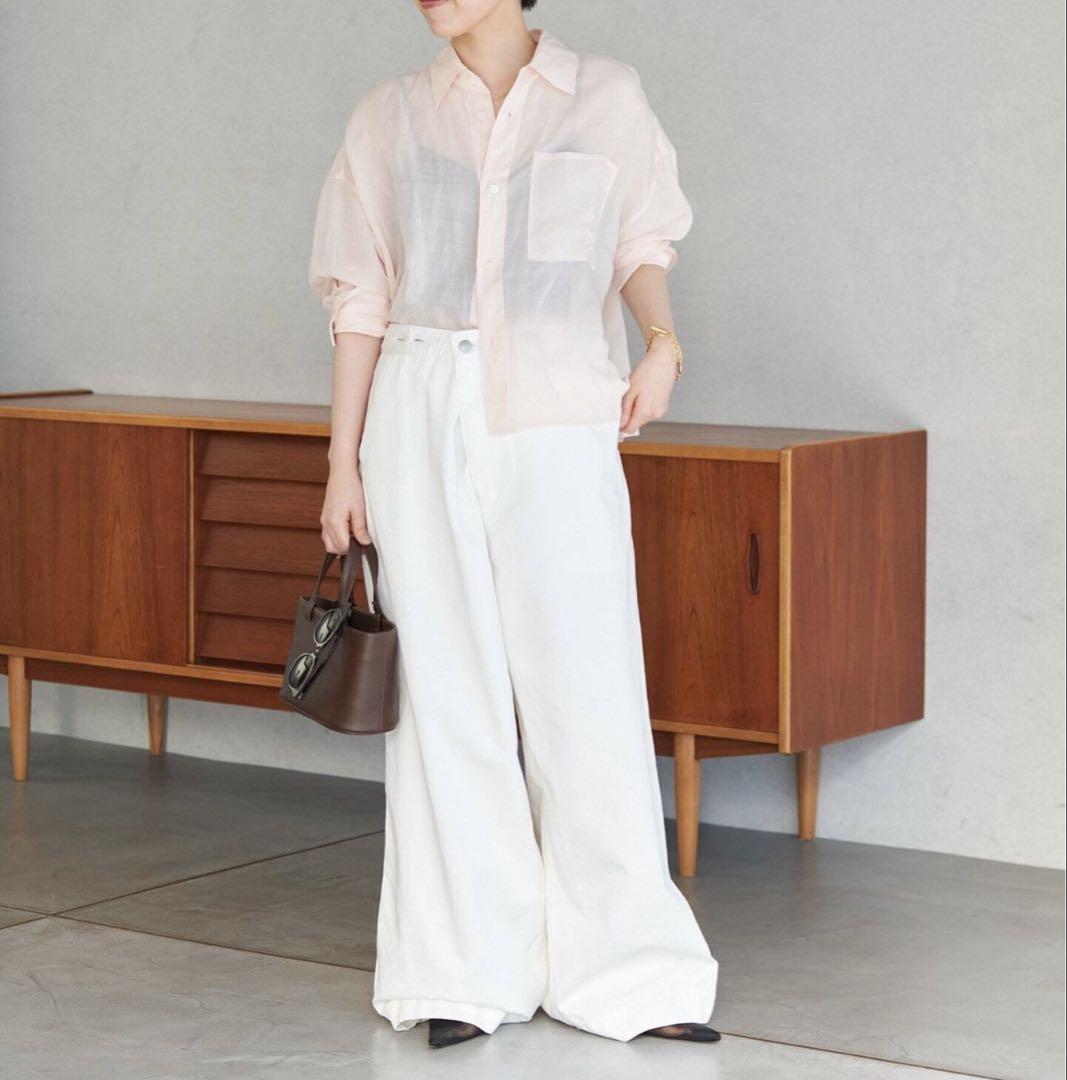 Plage RAMIE LYOCELL WIDEシャツ