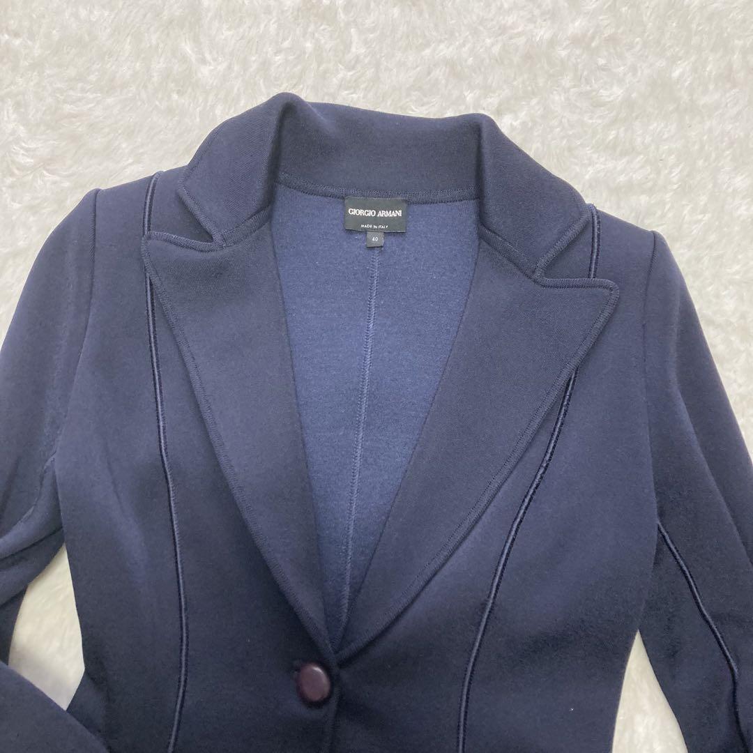 Giorgio Armani 54 アルマーニ　紺ブレ　テーラード　ジャケット Giorgio Armani 54 アルマーニ 紺ブレ テーラード ジャケット