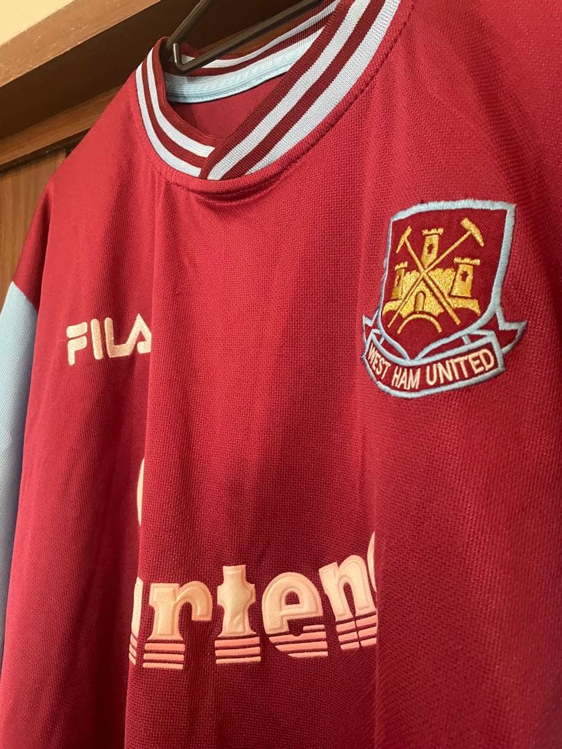 FILA West Hamドクターマーチン dr martens ウエストハム - メルカリ