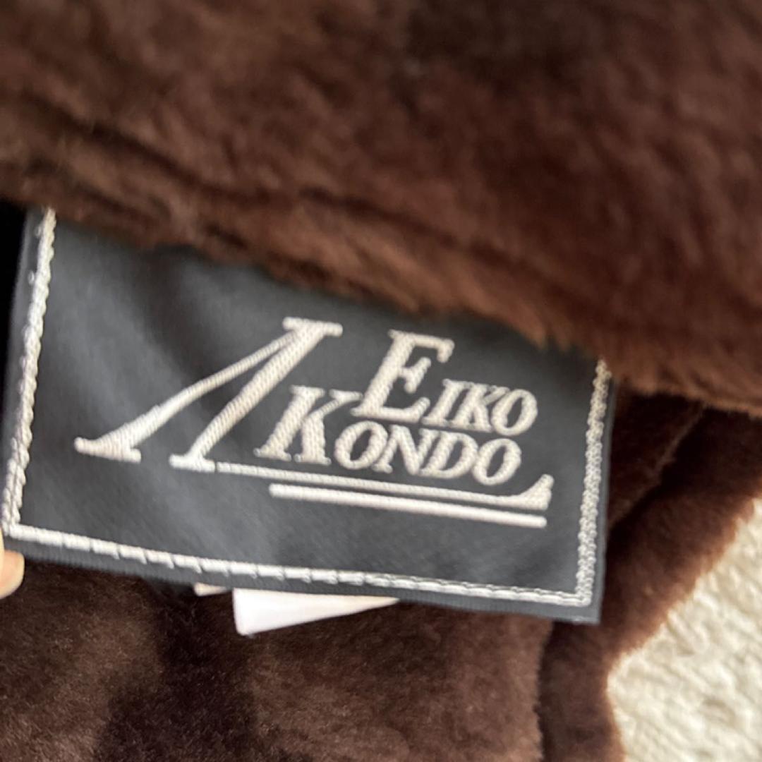 美品☆》エイココンドウ ムートン風ジャケット ライダースジャケット 美品☆》エイココンドウ ムートン風ジャケット ライダースジャケット