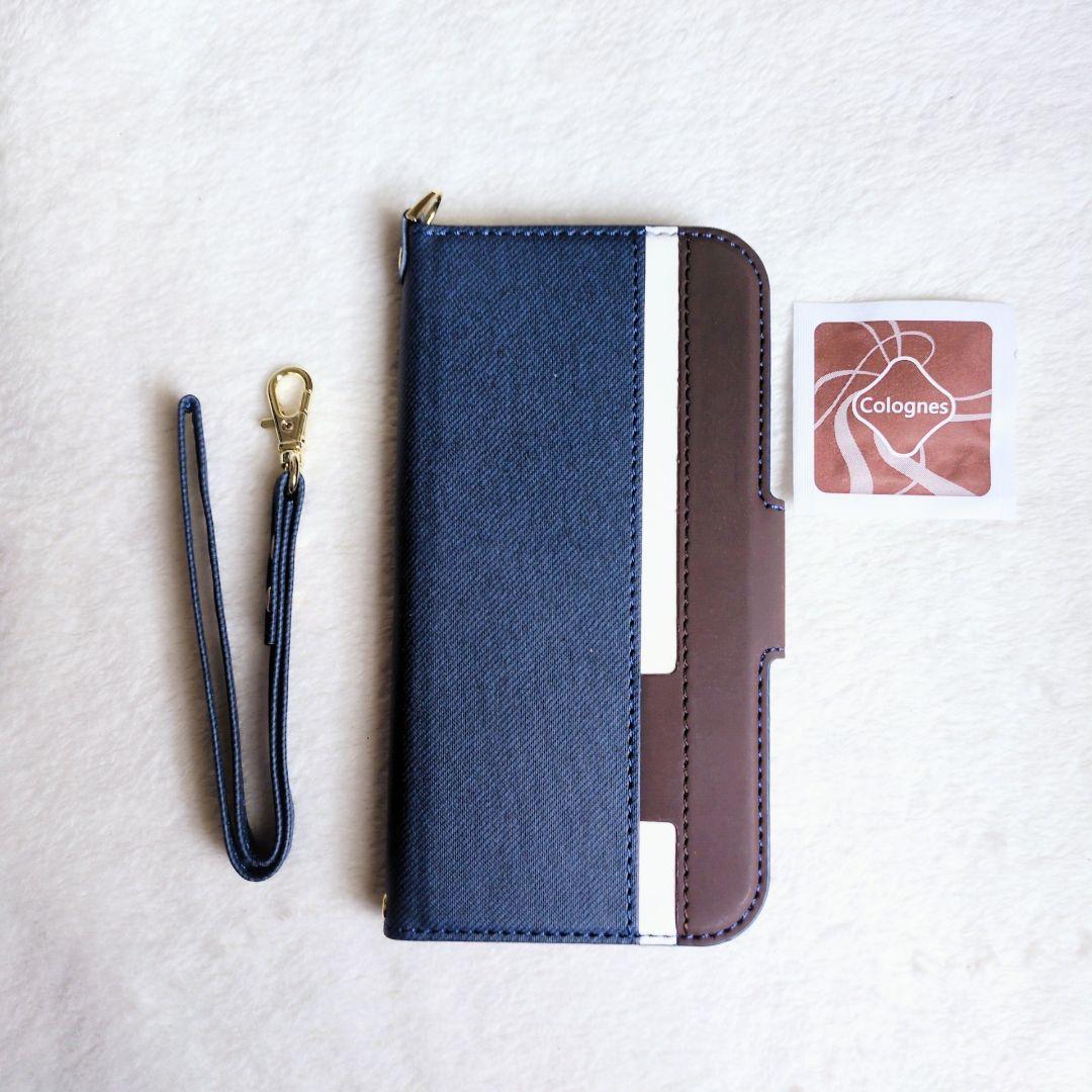 匿名配送✨iPhone 13pro ケース スマホケース 手帳型 PUレザー