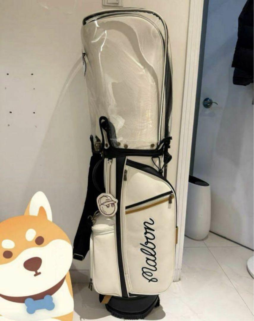 malbon golf マルボン ゴルフ キャディバッグ ホワイト ゴルフバッグ