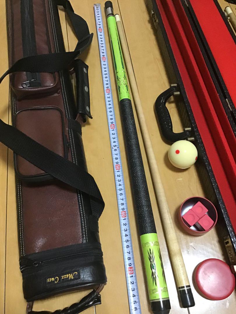 ビリヤードキューMezz&ADAMセット売り Mezz Cues ADAM ビリヤードキュー ケース付き まとめて整理処分