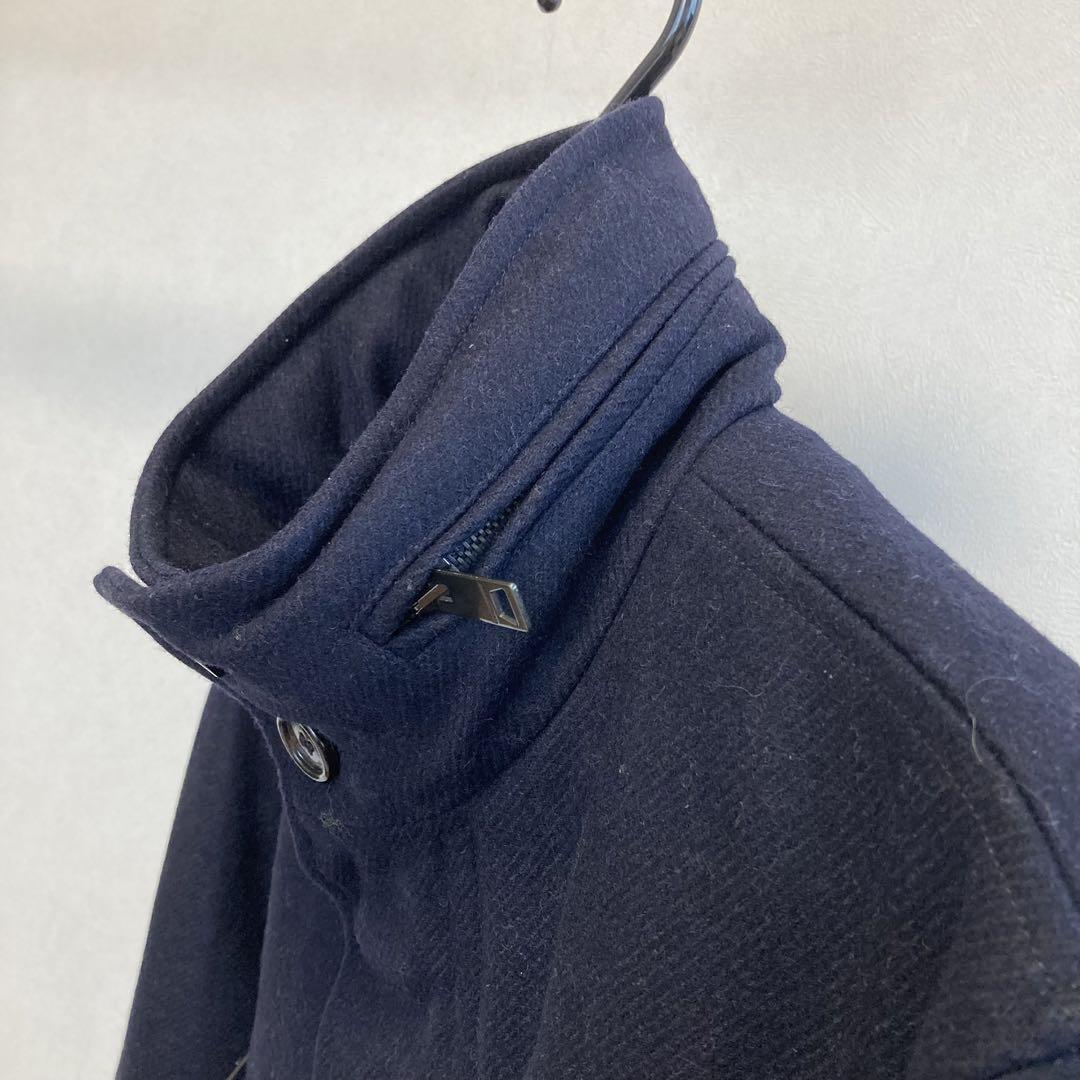 美品　BURBERRY ネイビー ウールコート ジャケット