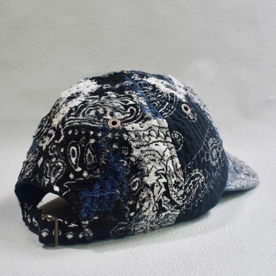 memento boro bandanna denim cap class - メルカリ