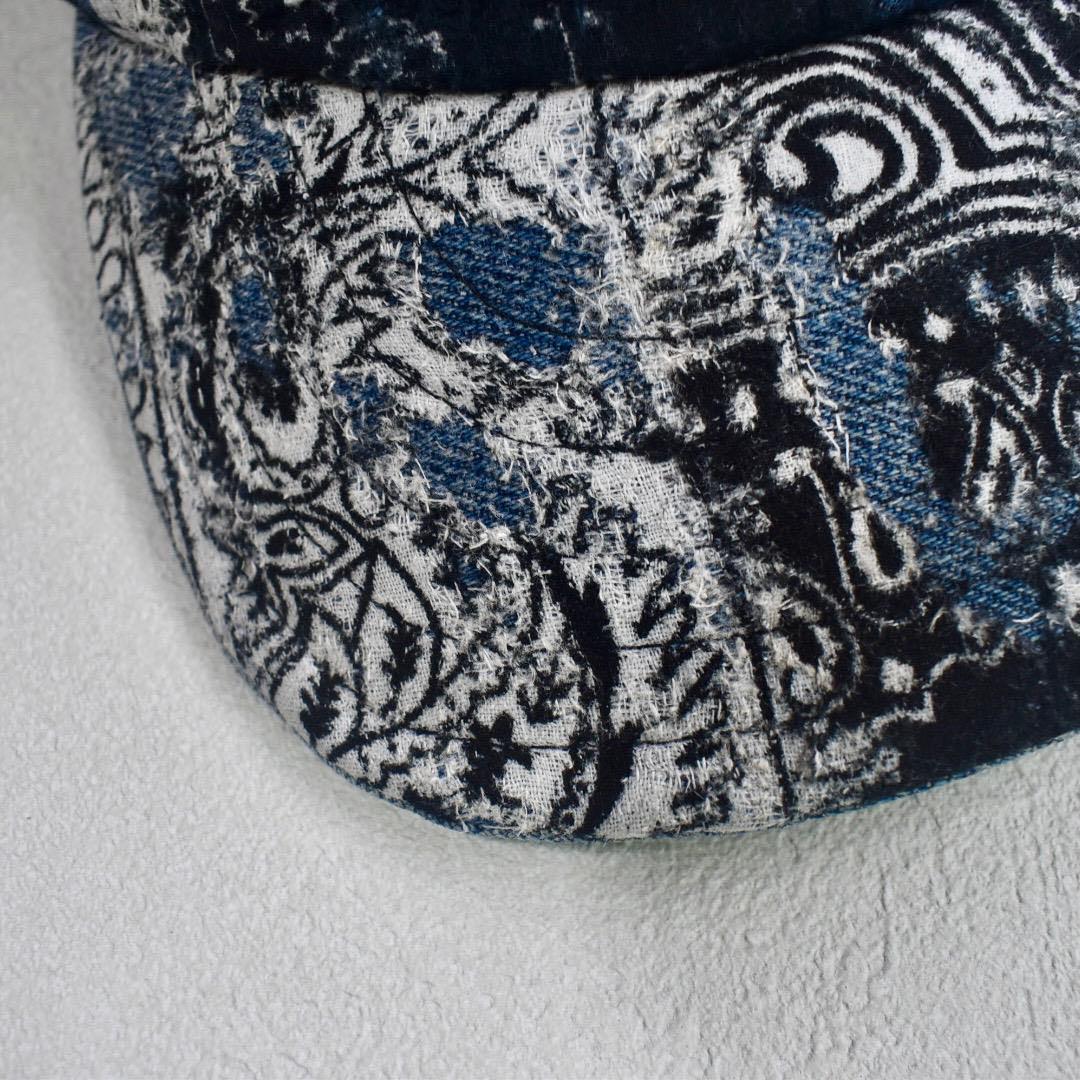 memento boro bandanna denim cap class - メルカリ