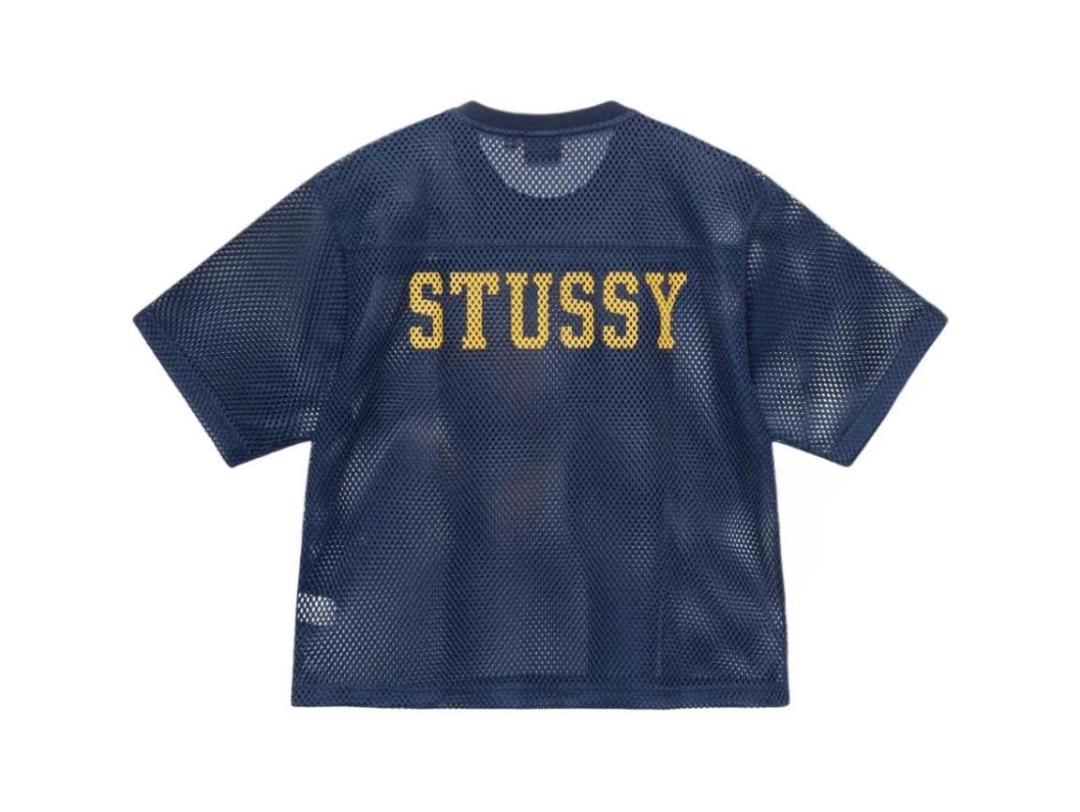 Stussy メッシュシャツ 80番 未使用 STUSSY メッシュ Tシャツ 80番 ブラック - メルカリ