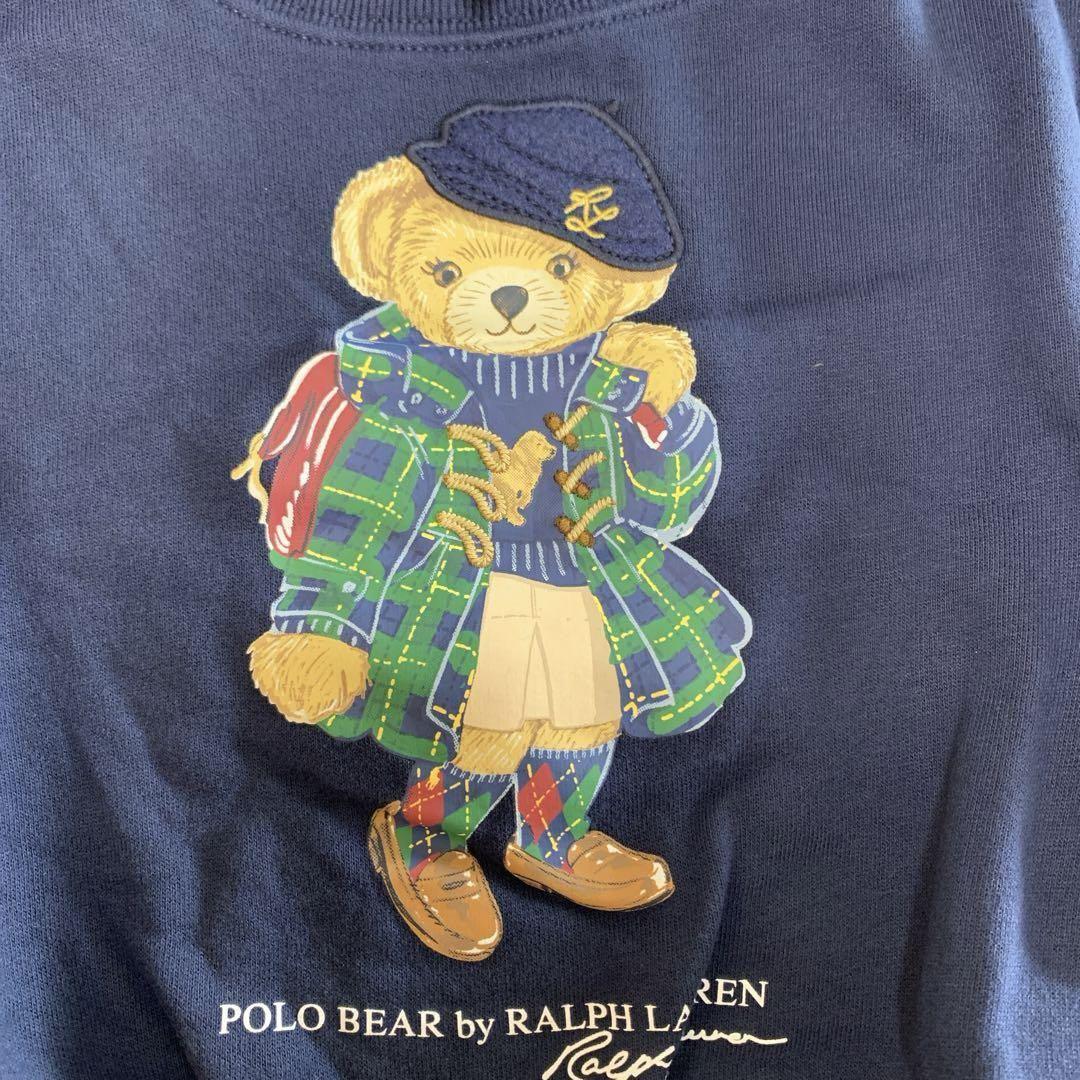 【新品】ラルフローレン ポロベア フリース ワンピース ネイビー 5T