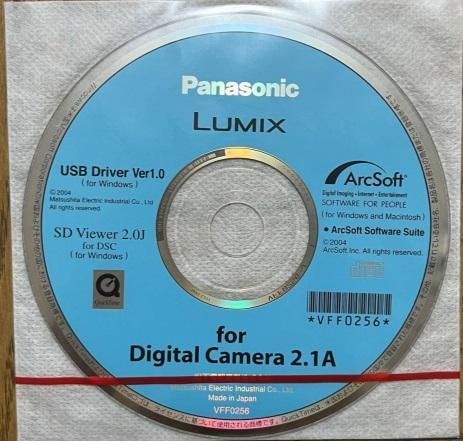 パナソニック LUMIX DMC-FX7 レトロデジカメラ バッテリー付取説付き