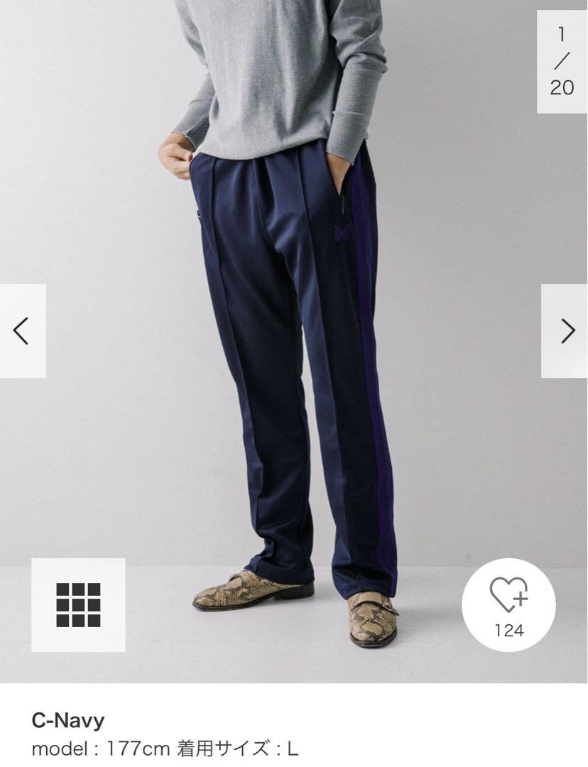 Needles Track Pant ナロー　M ネイビー　ニードルス