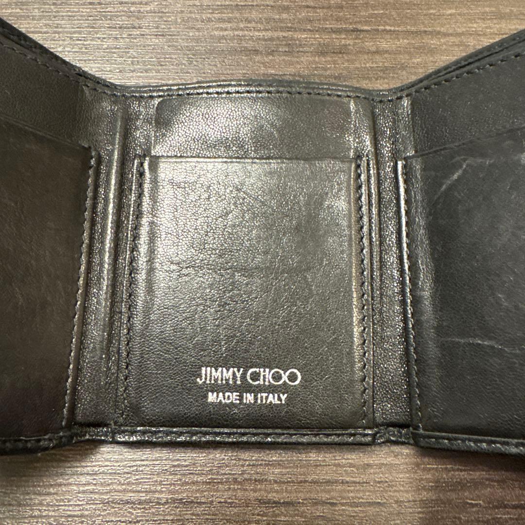 JIMMY CHOO 星型スタッズ 三つ折り財布 JIMMY CHOO 星型スタッズ 三つ折り財布