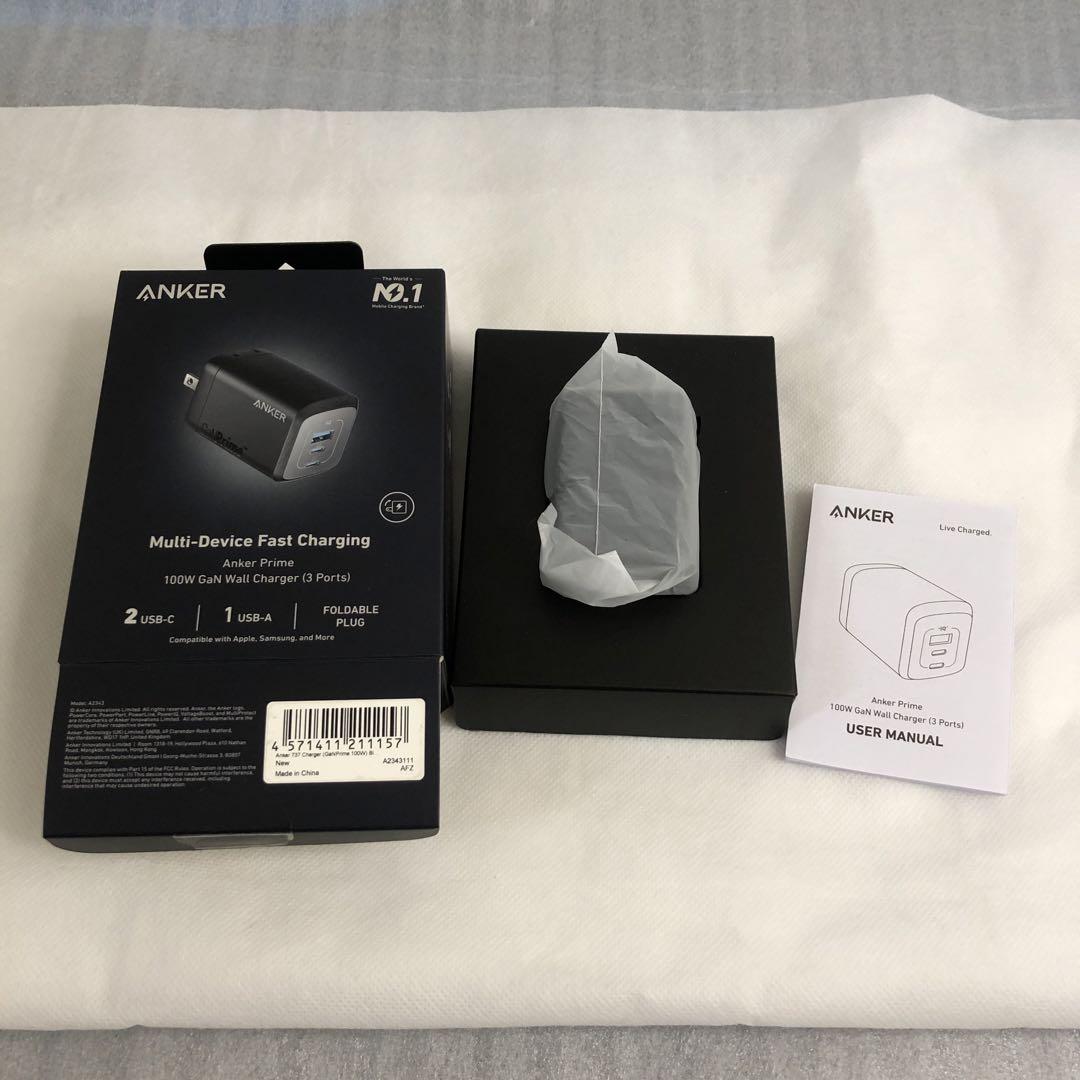 ANKER Anker Prime 100W GaN充電器　ジャンク