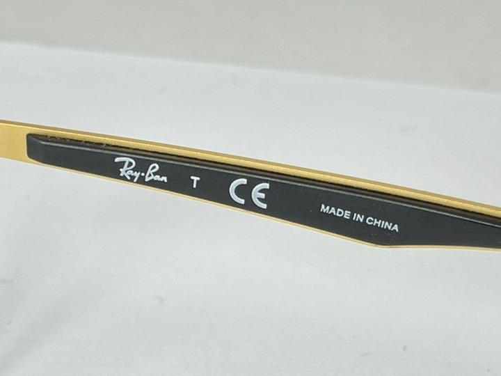 正規品 Ray Ban レイバン ブラック ゴールドカラー メガネ J399