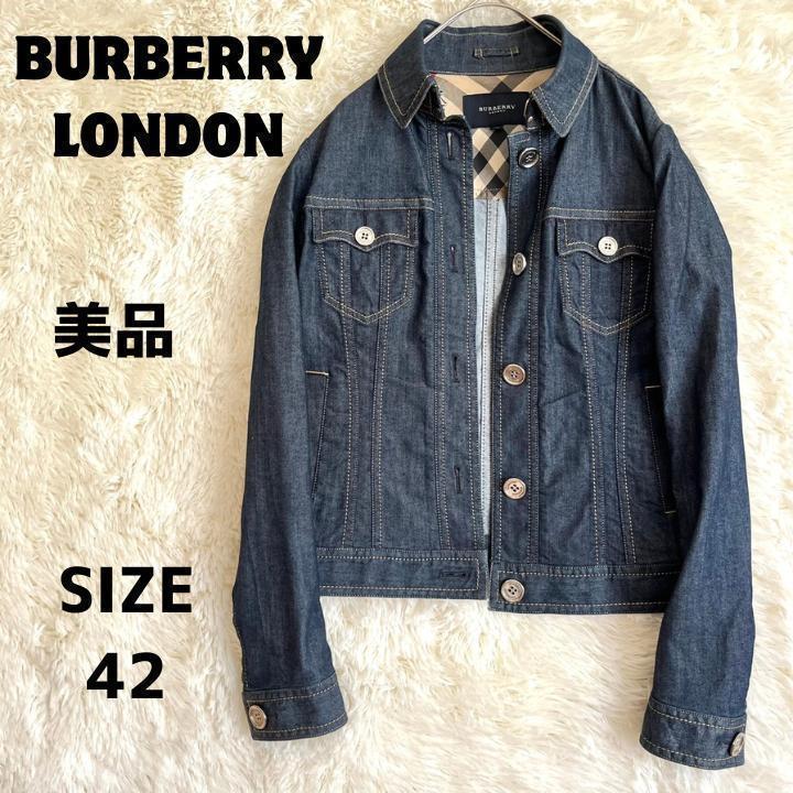 BURBERRYLONDONバーバリーロンドン ノバチェック ジャケット L 紺 BURBERRYLONDONバーバリーロンドン ノバチェック ジャケット L 紺
