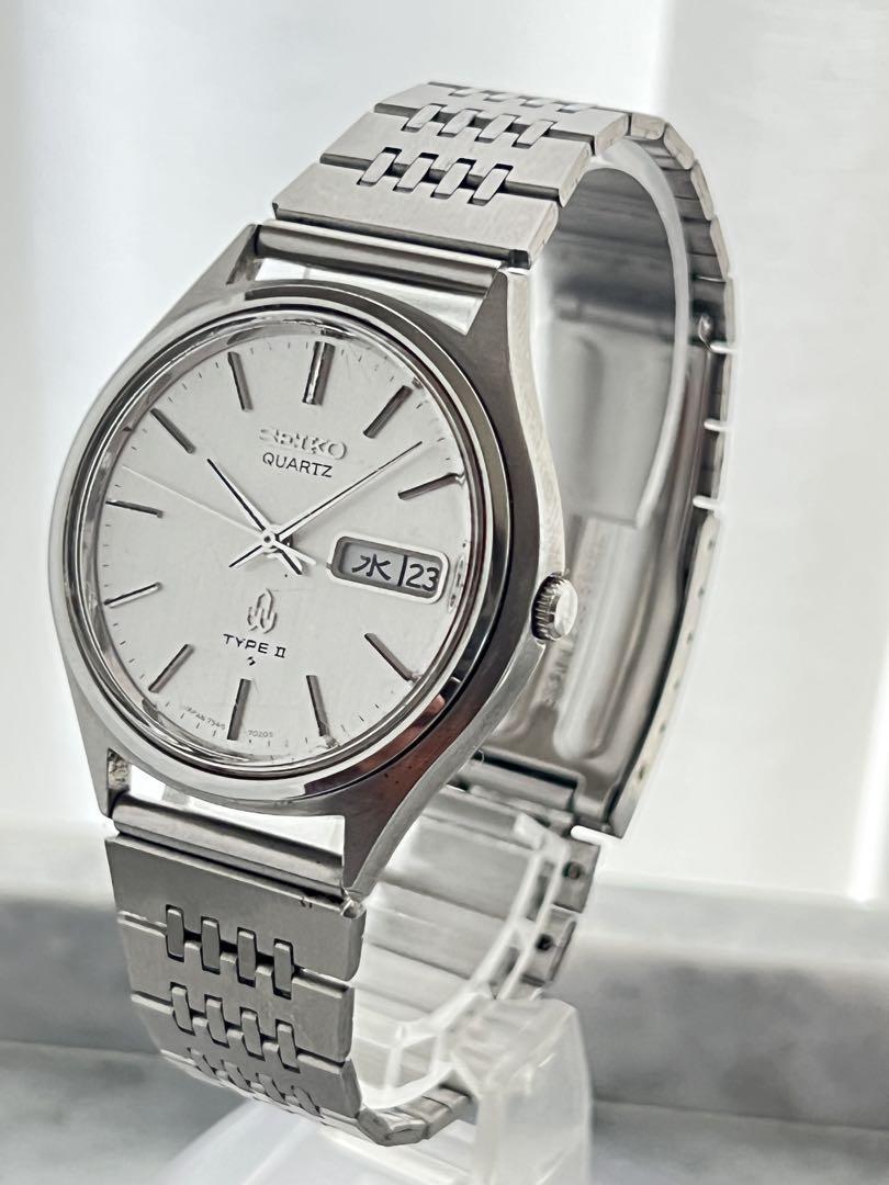 【電池交換済み】SEIKO TYPEⅡ QZ vintage DayDate