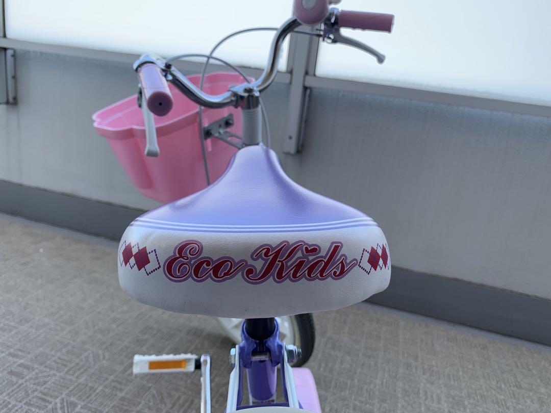 ブリヂストン　Eco Kids 16インチ 自転車 紫とピンク