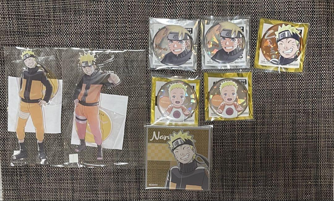 NARUTO ナンジャタウン アクリルスタンド アクリルコースター 缶バッジ