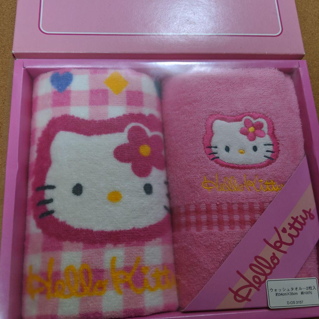 サンリオハローキティレトロ雑貨タオルギフトレア希少品