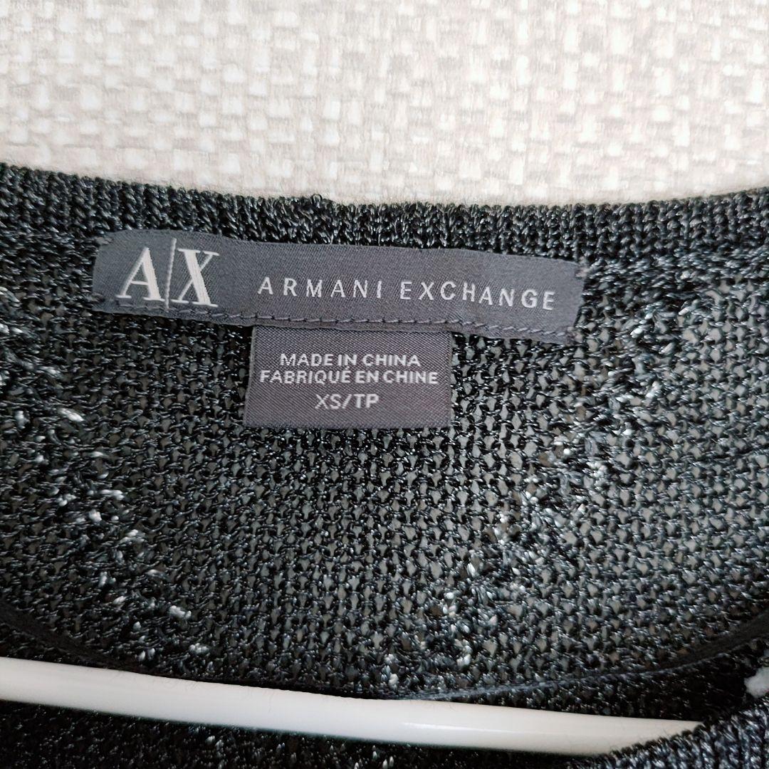 Armani Exchange ブラック 長袖ニット XS/TP