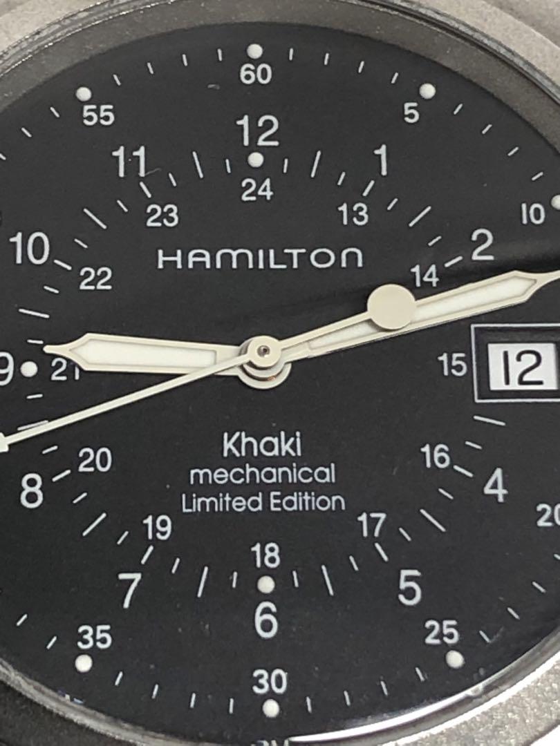 ハミルトン HAMILTON カーキ メカニカル リミテッドエディション