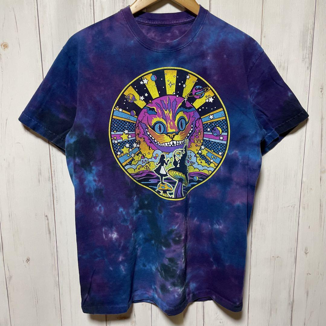 LIQUID BLUE レア 不思議の国のアリス チェシャ猫 Tシャツ
