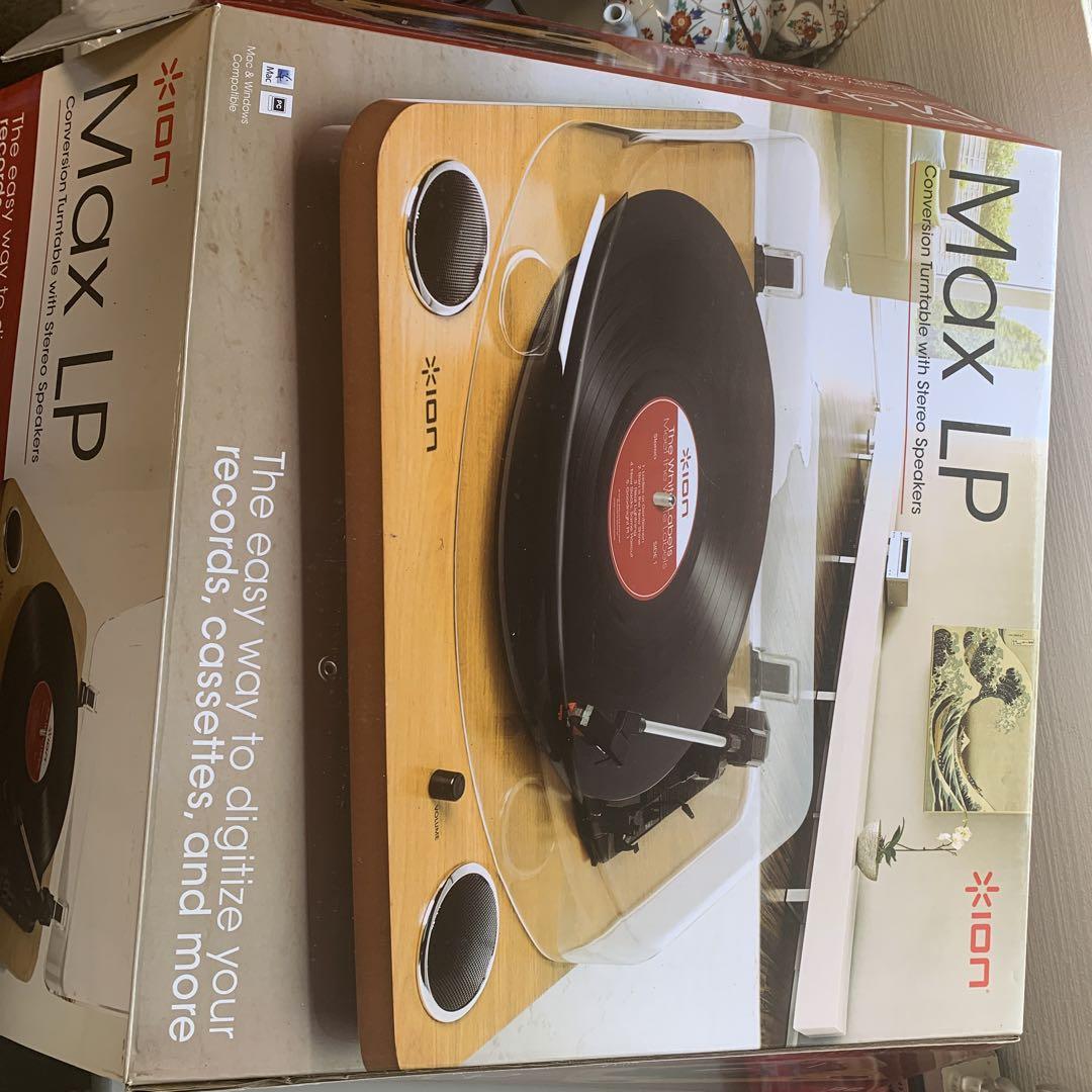 ION Max LP レコードプレーヤー