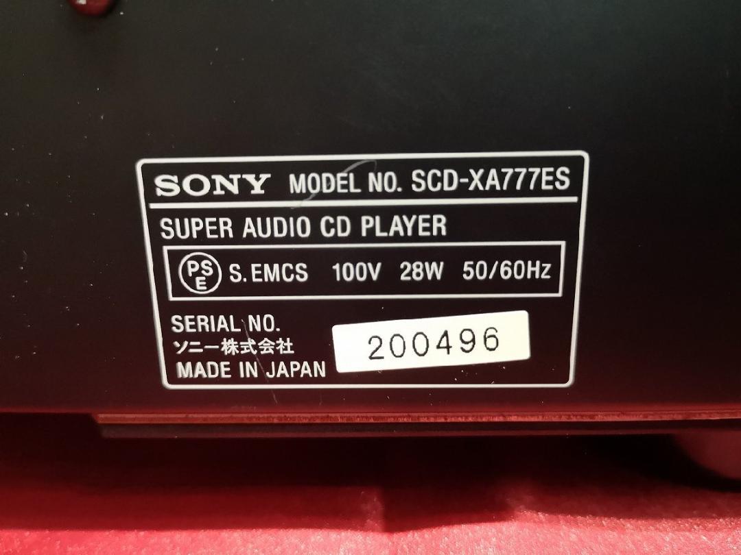 数量限定！在庫処分セール 売り切れ御免 SCD-XA777ES SONY ◇大感謝祭!! CDデッキ メルカリ - J09560 ラジオ・コンポ