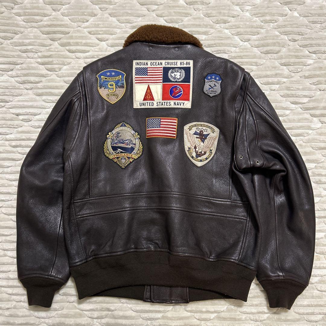 希少極美品　avirex フライトジャケット　トップガン　g-1 44サイズ