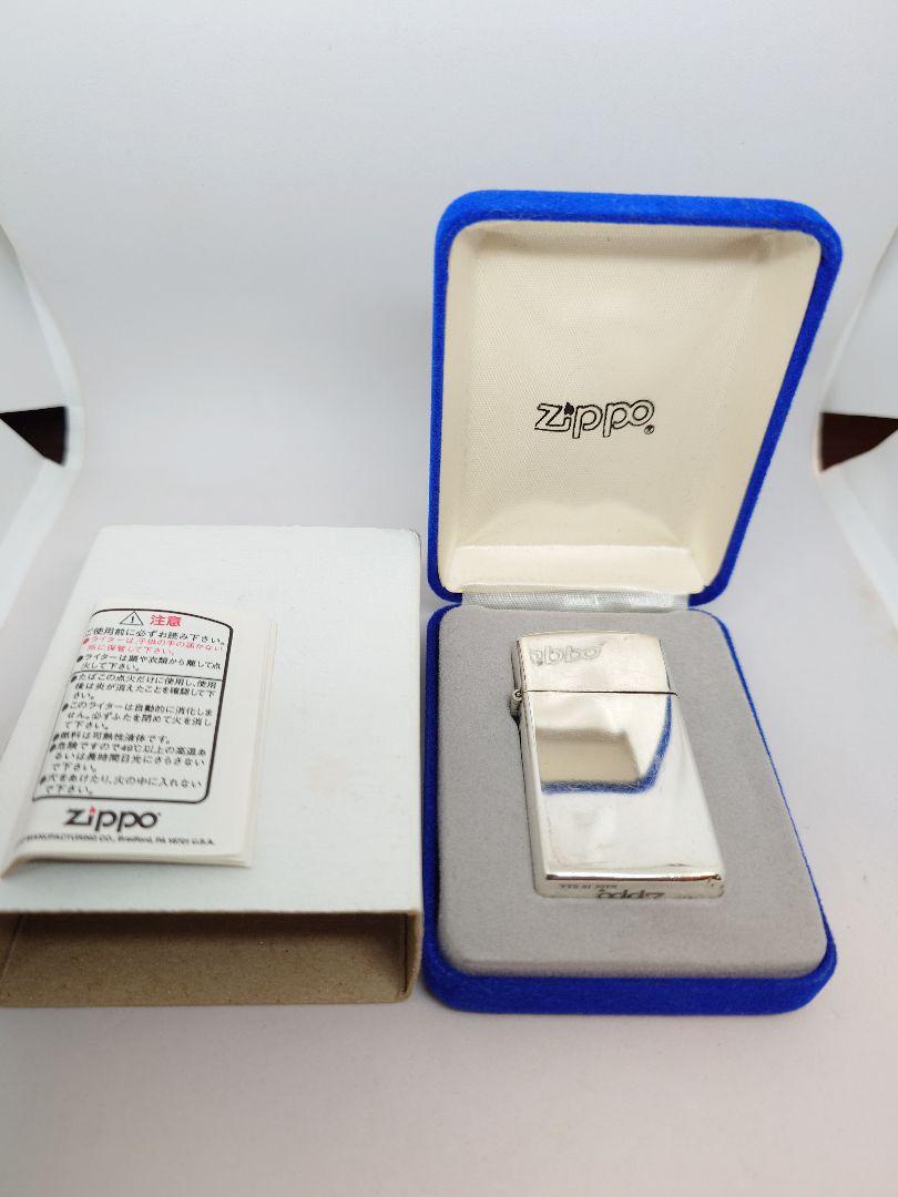 zippo Stirling　Slim　ジッポー　スターリング　スリム　1996