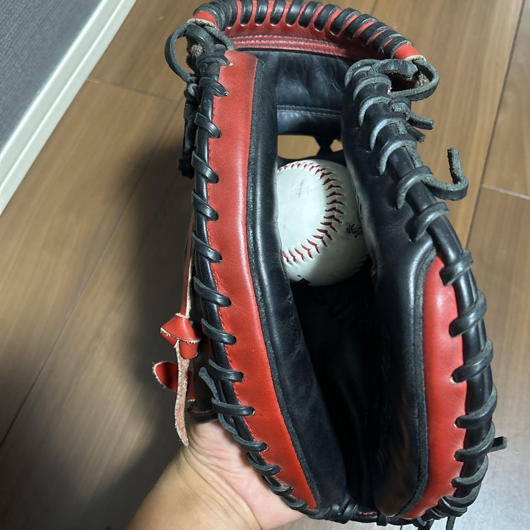 ハタケヤマ　軟式キャッチャーミット　SH62 甲斐選手モデル 2024モデル】ハタケヤマ 甲斐拓也選手 1000試合出場記念 限定