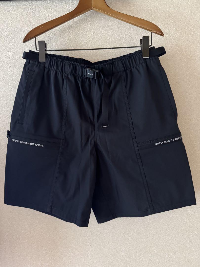 美品　WTAPS 23SS SHORTS/POLY.TWILL L BLACK