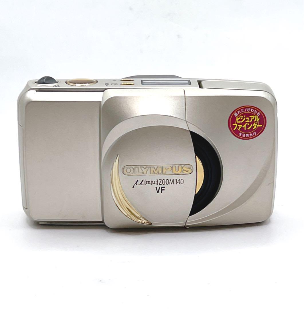 【美品】OLYMPUS μZOOM 140 VF フィルムカメラ　箱付き オリンパス ニュースリリース： 視覚的に撮影が確認できる