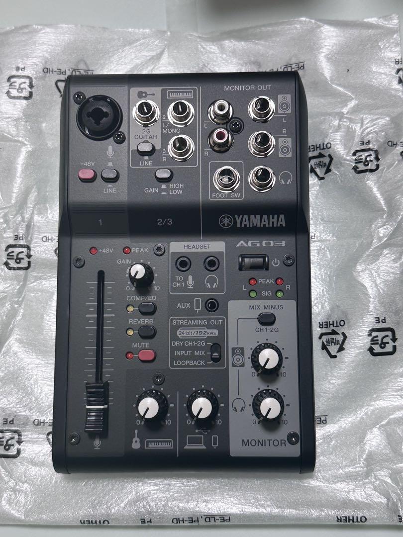 YAMAHA AG03 MK2 オーディオインターフェイス 新品未使用