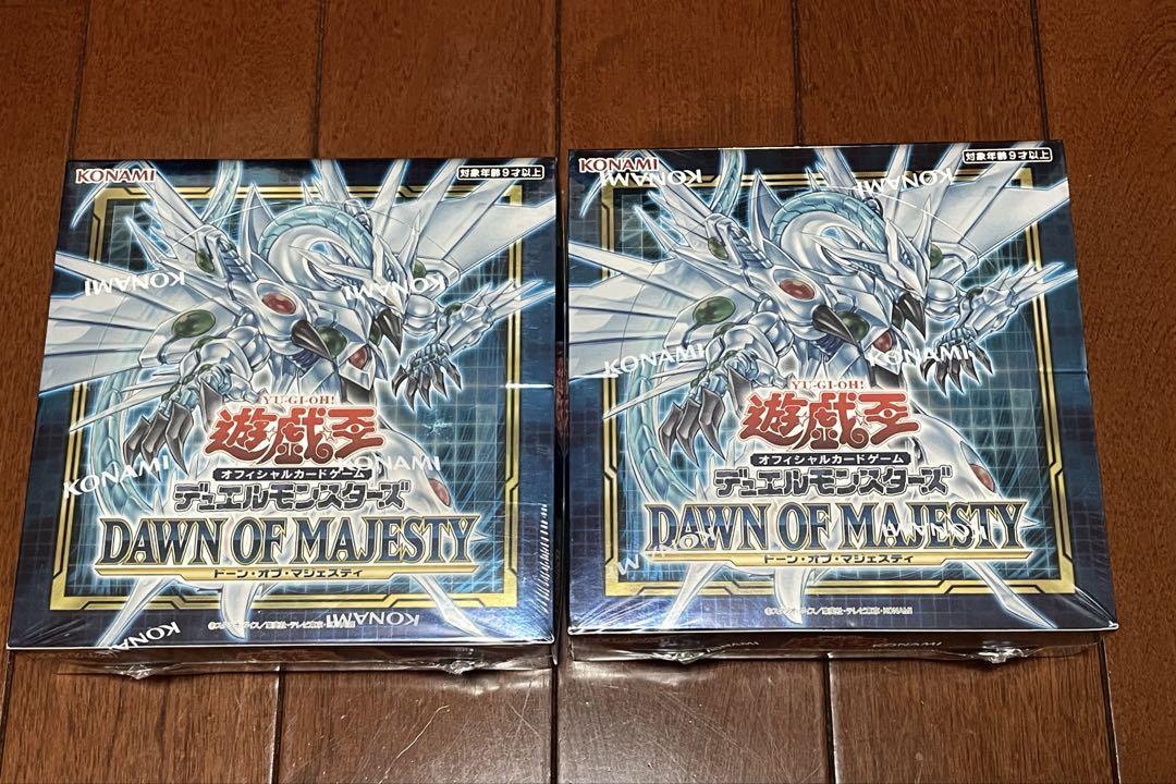 遊戯王OCG デュエルモンスターズ ドーンオブマジェスティ　未開封BOX ドーンオブマジェスティ 1box 新品未開封 - 遊戯王OCG デュエル
