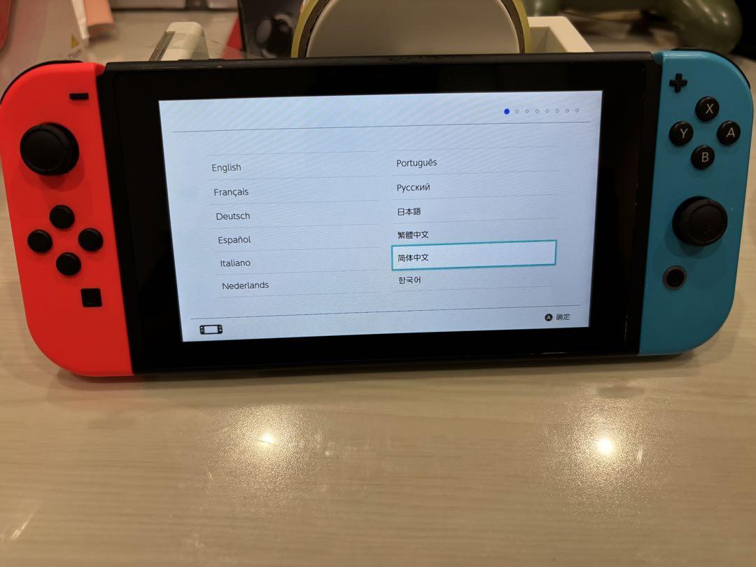 割と美品】Nintendo Switch 本体 青/赤 HAD-S-KABAA