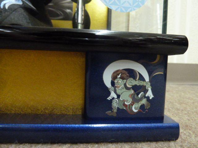新品展示品☆五月人形☆12号銀彫金兜ケース飾り☆