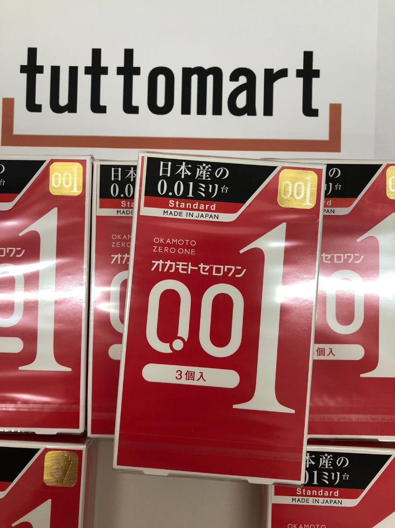 オカモト 001 ゼロワン クリア ３個入【x6箱】Okamoto コンドーム - メルカリ