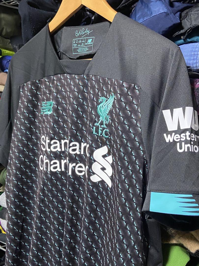 Liverpool FC サッカーシャツ New Balance ダークグレー