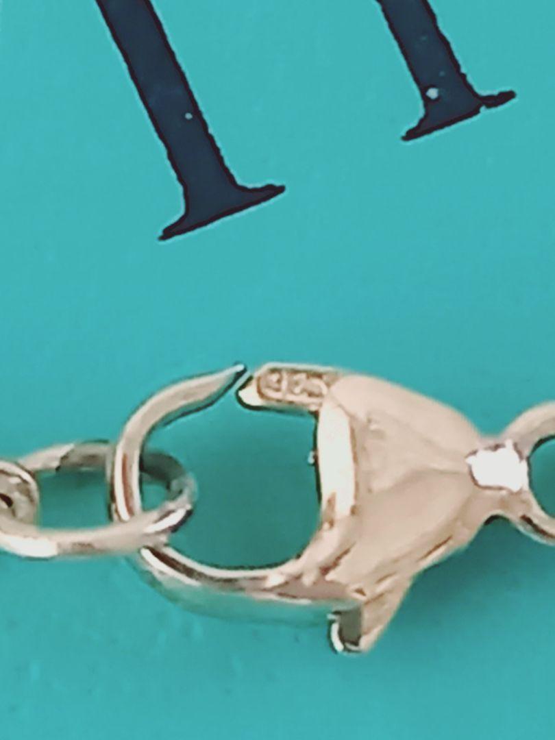 美品 TIFFANY ギフトボックスロック チャーム シルバー