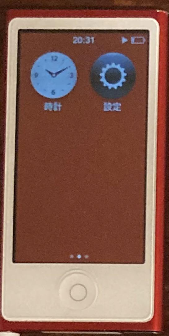iPod nano 16GB red 第7世代(動作確認済)