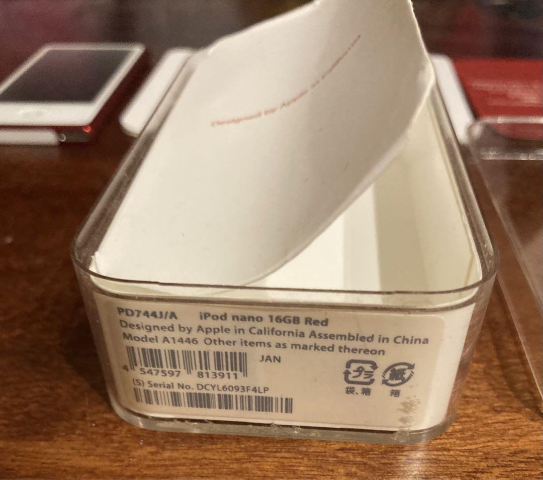 iPod nano 16GB red 第7世代(動作確認済)