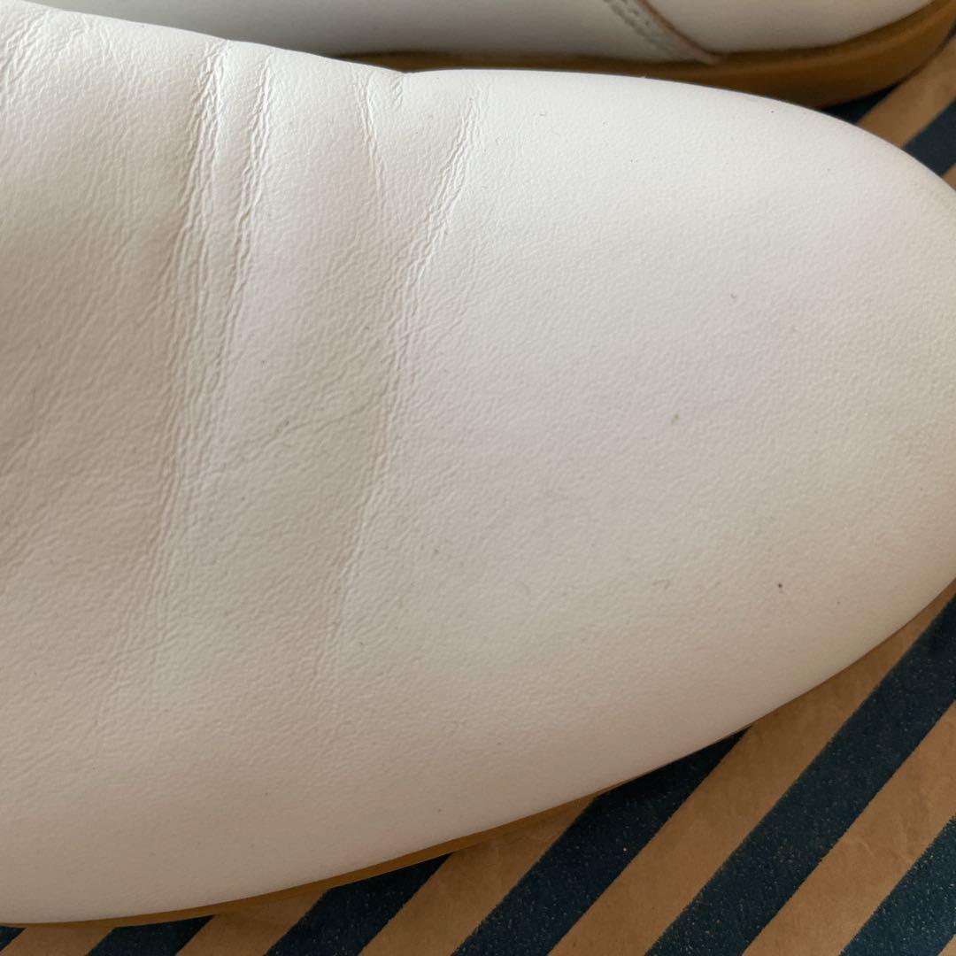 que shoes plain ホワイト　ssサイズ