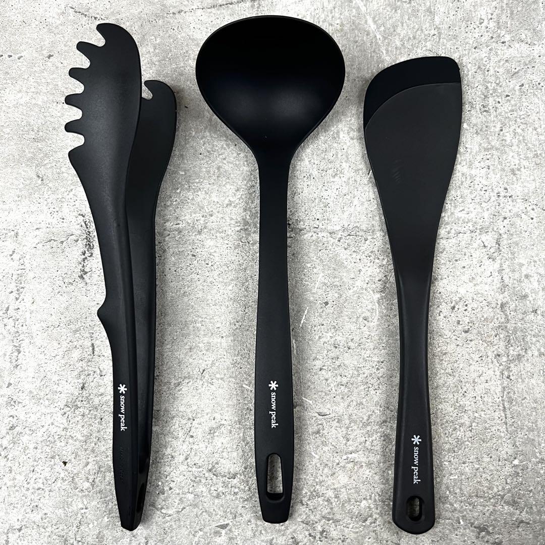 廃盤品 snowpeak キッチンツール6点セット メッシュケース付き