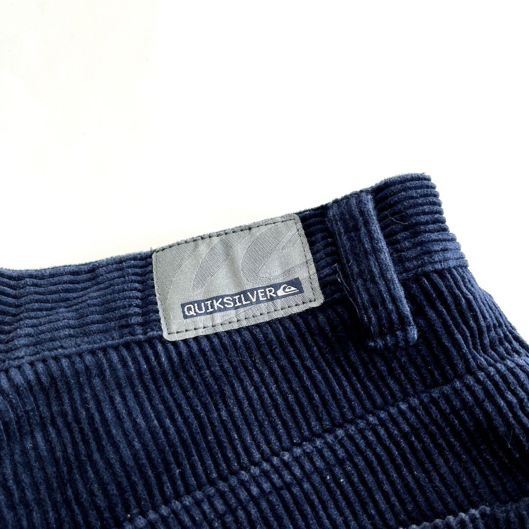 90s 香港製 QUIK SILVER コーデュロイ ショーツ 28 紺 - メルカリ