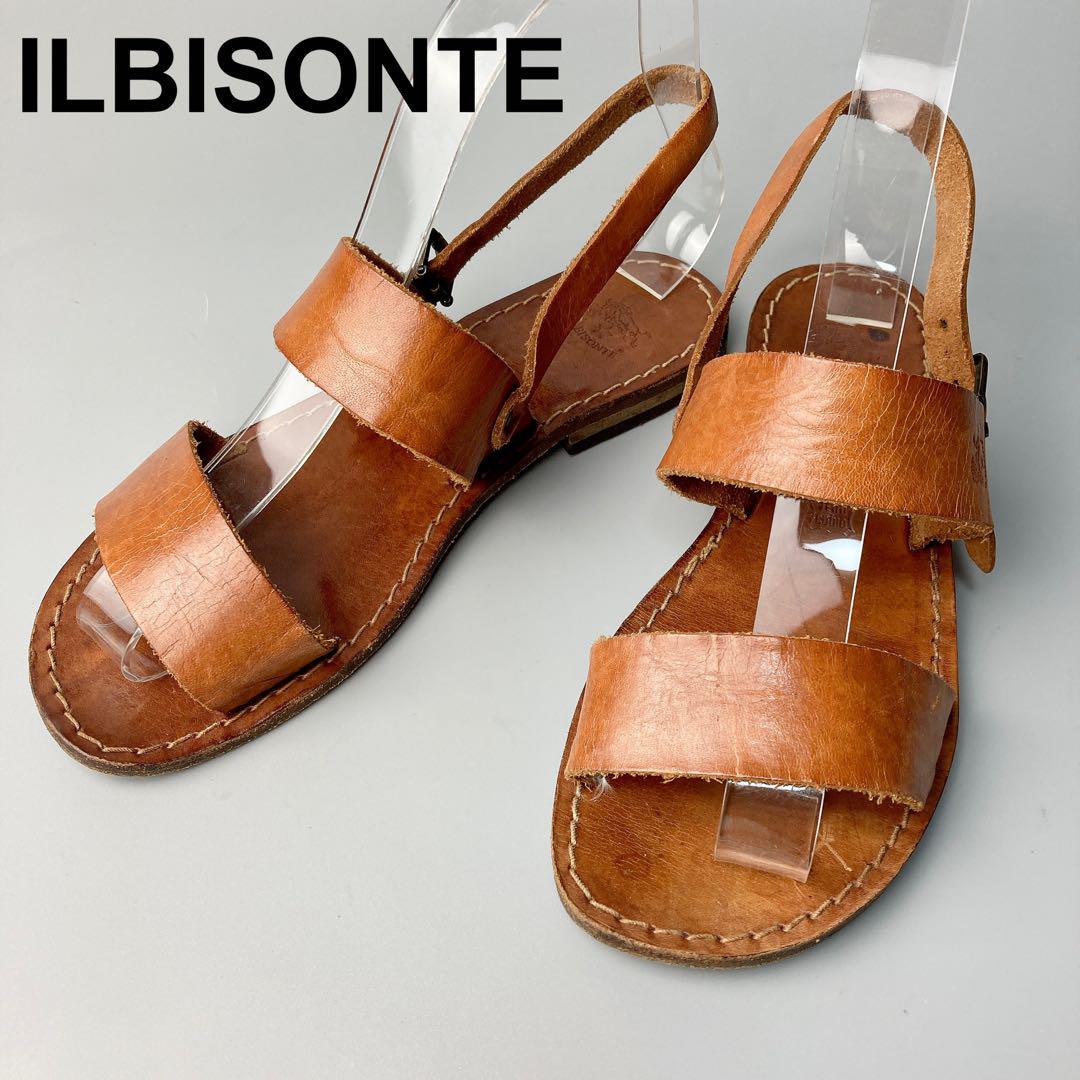 IL BISONTE イルビゾンテ レザー サンダル 35｜Yahoo!フリマ（旧