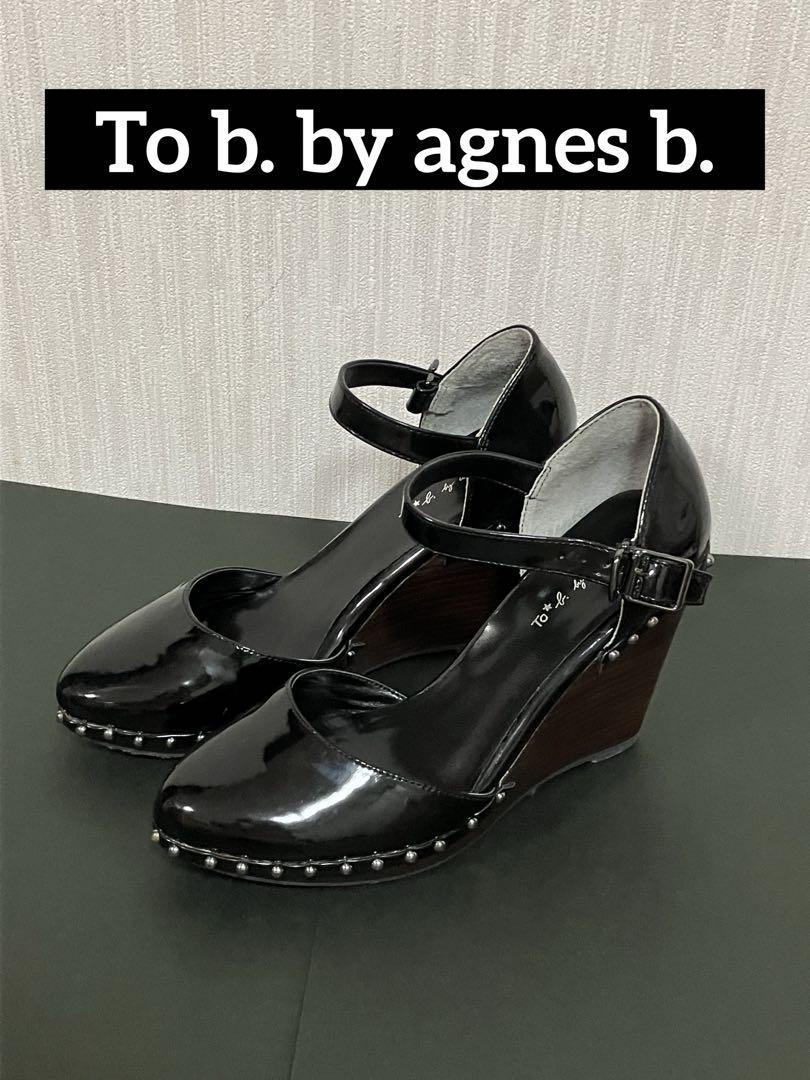 To b. by agnes b. プラットフォーム スタッズ サンダル