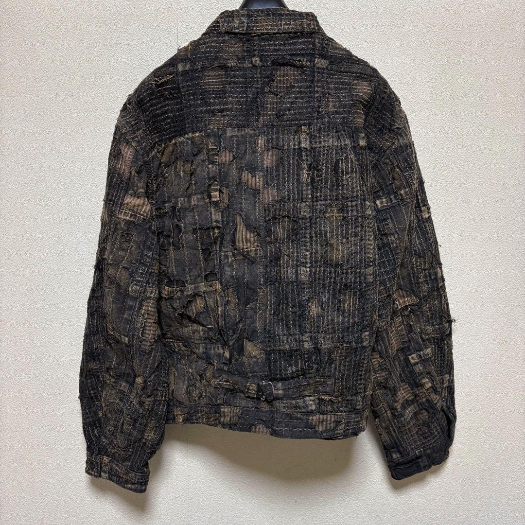 新品 Kapital black boro 1st jacket ボロ デニム
