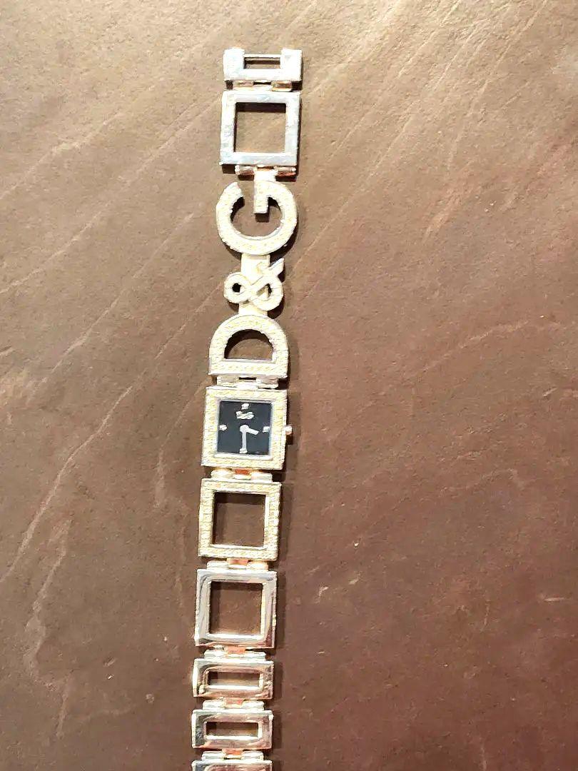 DOLCE&GABBANA D&G ドルガバ 時計 電池切れ シルバー色