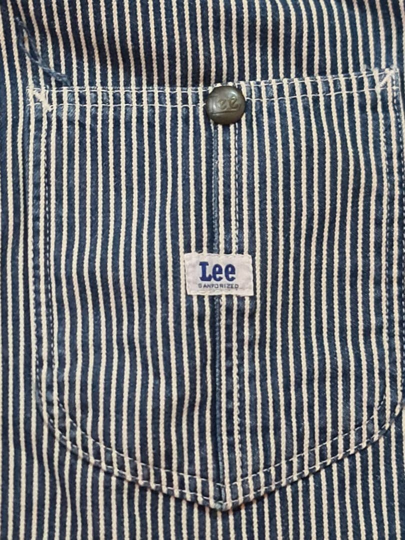 ★Leeヒッコリーストライプカバーオールジャケット0412 ★Leeヒッコリーストライプカバーオールジャケット0412