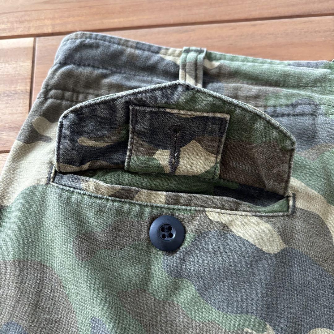 レア！！ A BATHING APE エイプ カモ カーゴ パンツ Sサイズ
